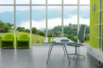 green clean office building