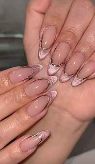 Creamish Pink Almond Nails with Gold Foil Accents_.jpg