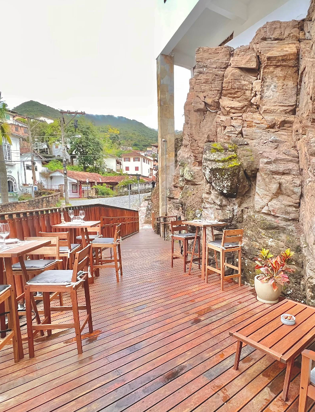 Imagem de a varanda do restaurante varanda em ouro preto