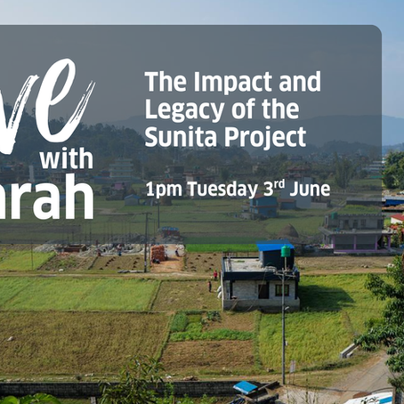 Live with Sarah: The Impact and Legacy of the Sunita Project