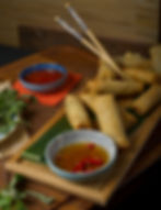 1.1 Spring rolls vegan