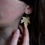 Miniature : Boucles d'oreilles feuilles de lierres en marqueterie de bois