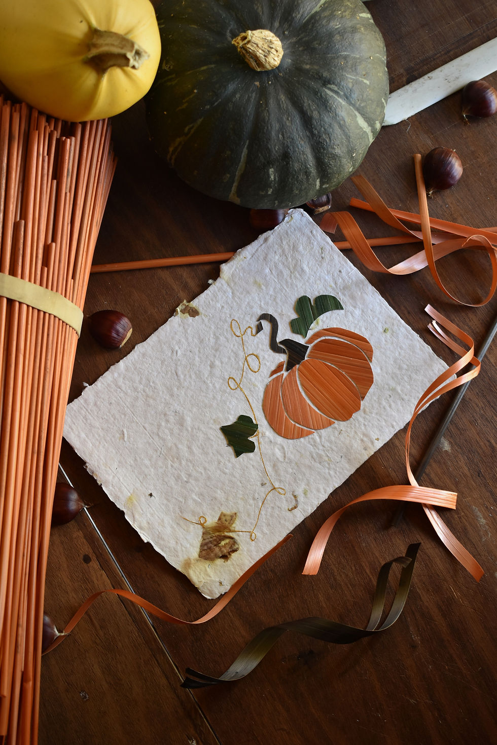 Pumkit Paille : Célébrez l'automne avec votre première marqueterie de paille