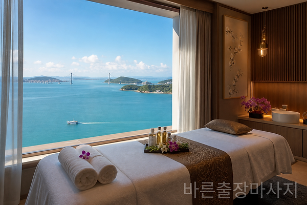 여수 바다가 보이는 홈타이