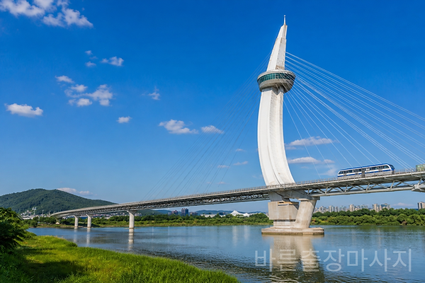 엑스포다리 낮 풍경