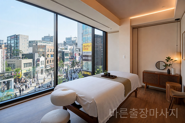 홍대 상권이 보이는 홈타이