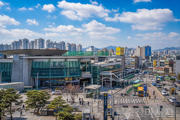 상봉역 일대 풍경