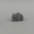 Single Rhino Fidget Keychain, without Keychain links