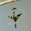 Miniature : Grues Origami bleu pétrole et sable, créole simple