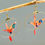Miniature : Grues japonaises Origami pêche imprimé fleurs, créole simple
