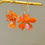 Miniature : Créoles fleurs de cerisier rouges coquelicots