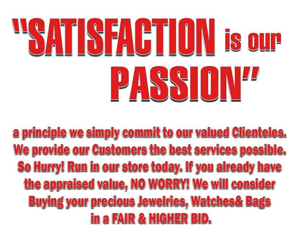 Satisfaction is our Passion