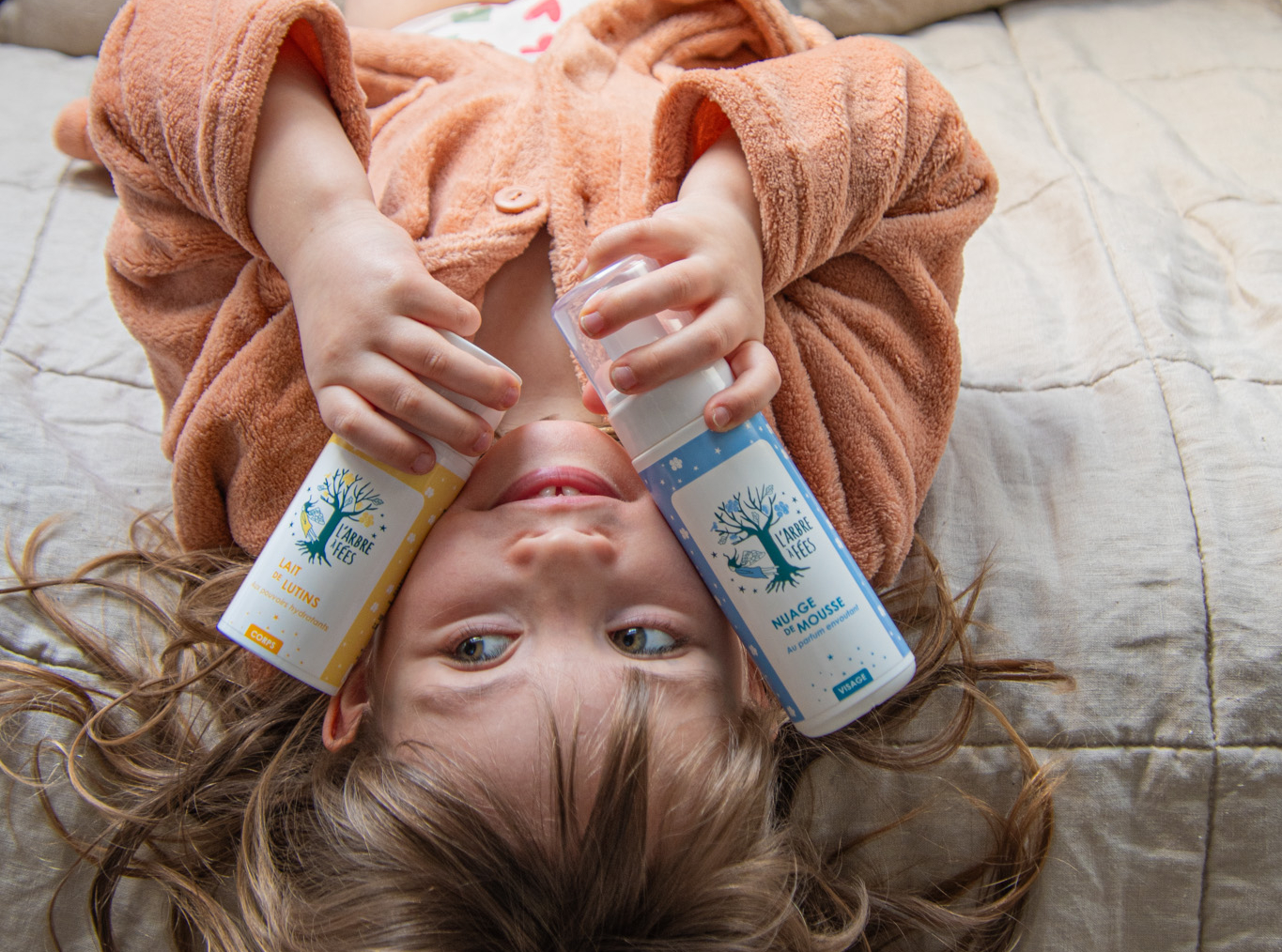cosmetiques enfants naturels belge fille sourire