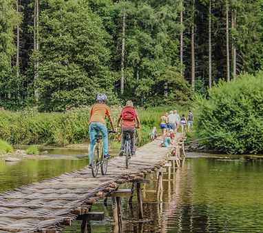 Pont de claies de Vresse sur Semois, près de Alle-sur-Semois où se situe les locations de gîtes