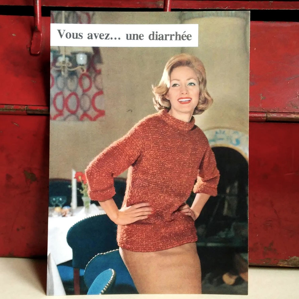 Miniature : Lot de 7 cartes postales - Restez chez vous