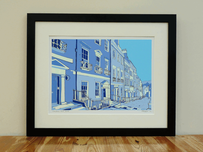 Lansdown Road, Bath Art Print