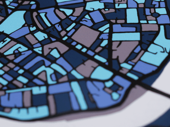 Chelsea & Kensington Art Map Detail 