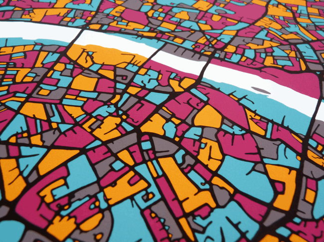 Central London Art Map Detail