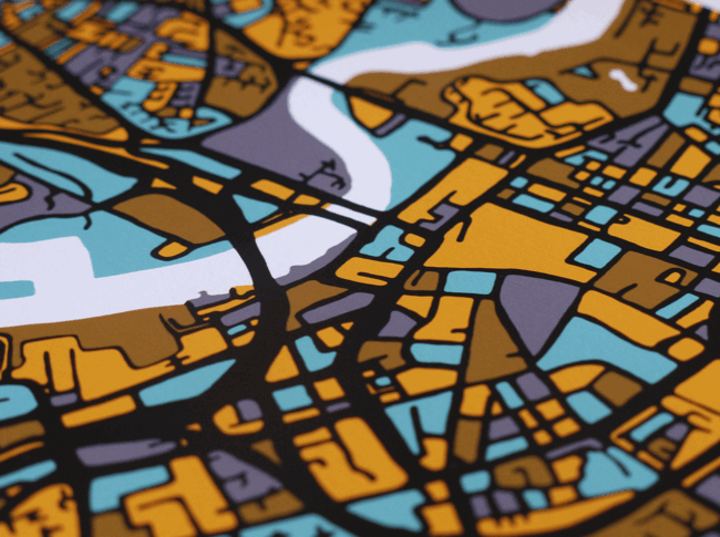 Belfast Art Map Detail 2