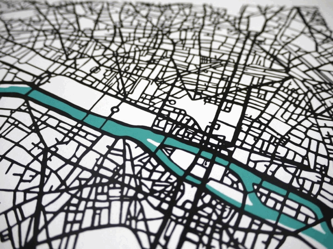 Paris - Art Map Detail