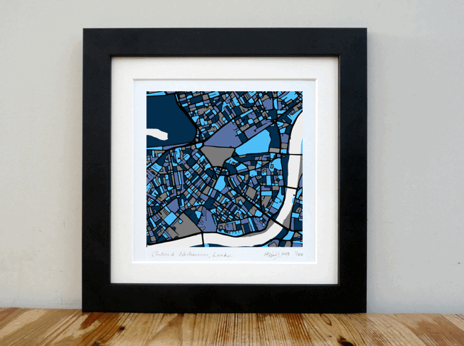 Chelsea & Kensington Art Map - 8x8