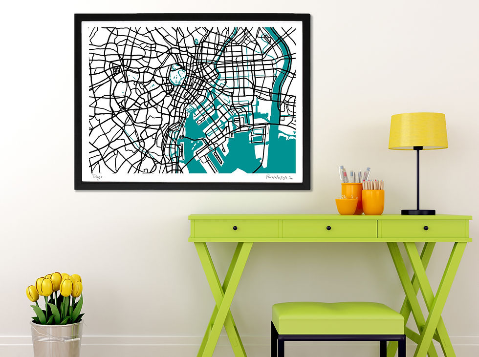 Thumbnail: TOKYO ART MAP PRINT