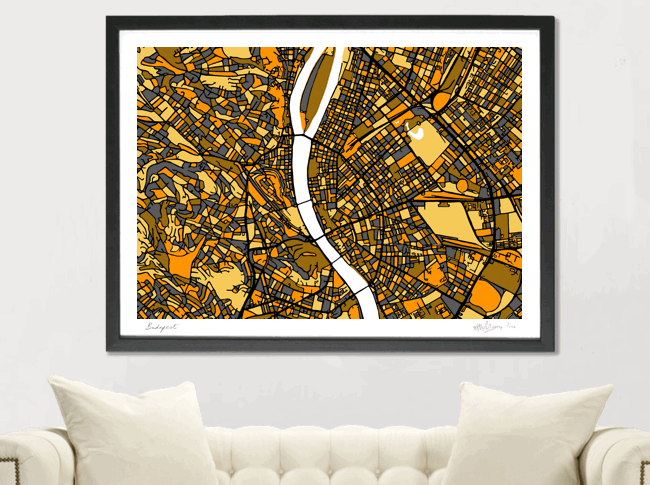 Budapest Art Map - A1 & A2