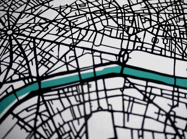 Paris - Art Map Detail