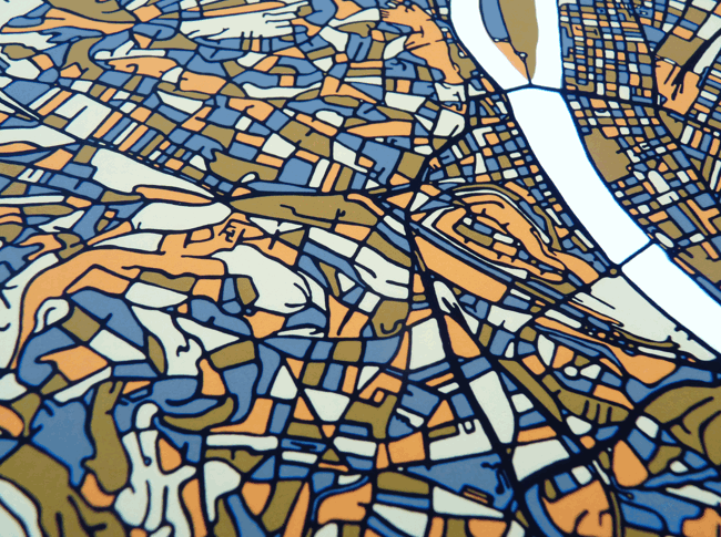 Budapest Art Map - Detail
