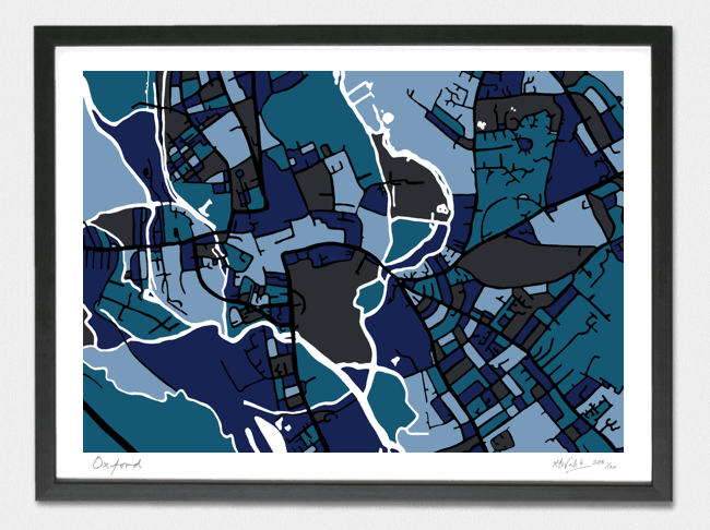 Oxford Art Map - A1 & A2