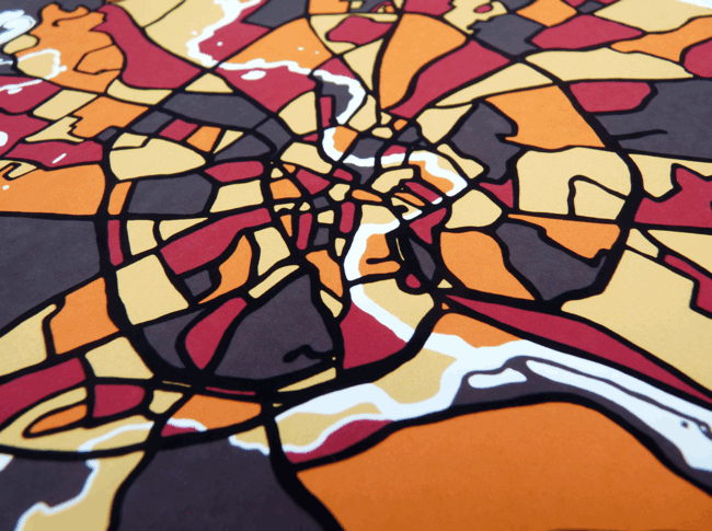 Norwich Art Map - Close Up