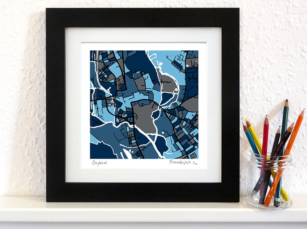 Thumbnail: OXFORD ART MAP PRINT