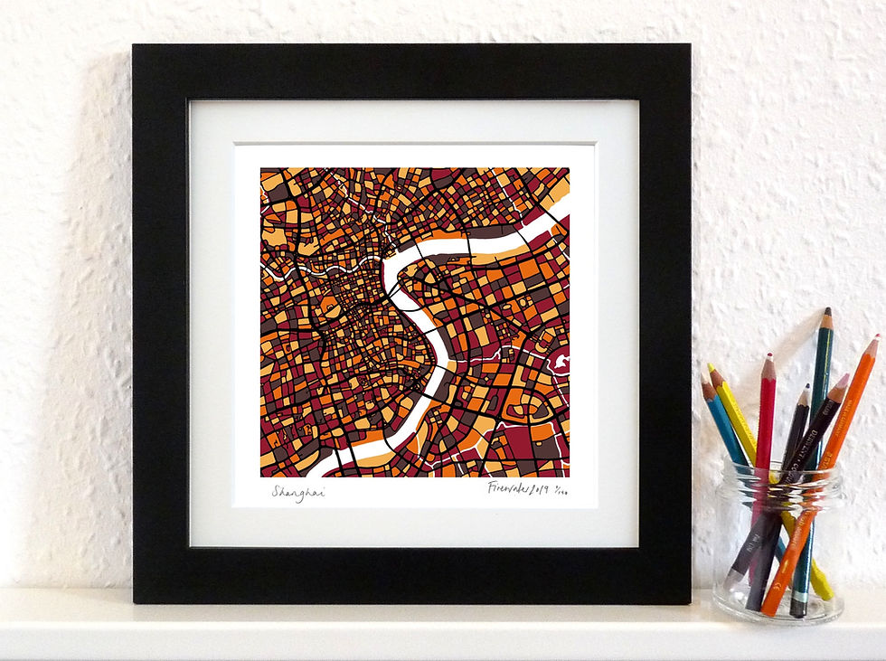 Thumbnail: SHANGHAI ART MAP PRINT