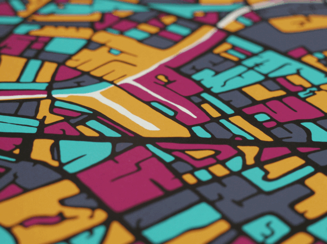 Shoreditch & Angel Art Map Detail 2