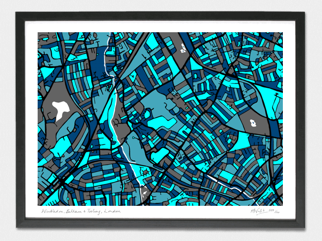 Wimbledon & Balham Map - A1 & A2