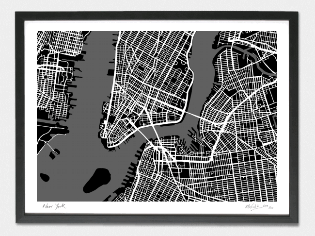 New York Art Map - A1 & A2