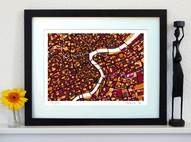 Shanghai Art Map - A3 & A4