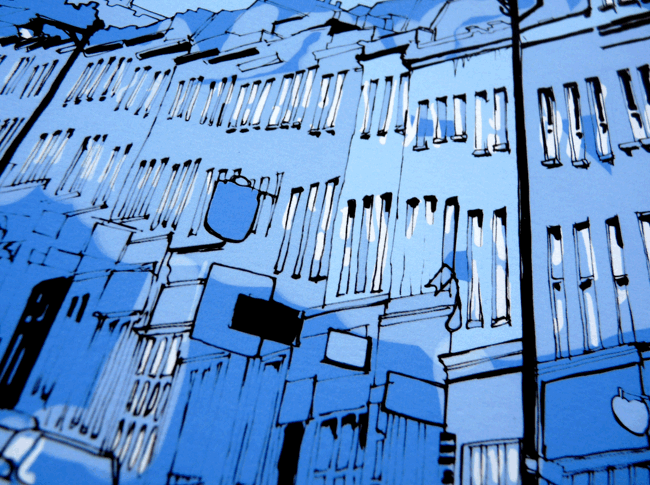 Park Street Bristol Print Detail 2
