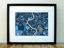 Rome - City Art Map - A3 & A4