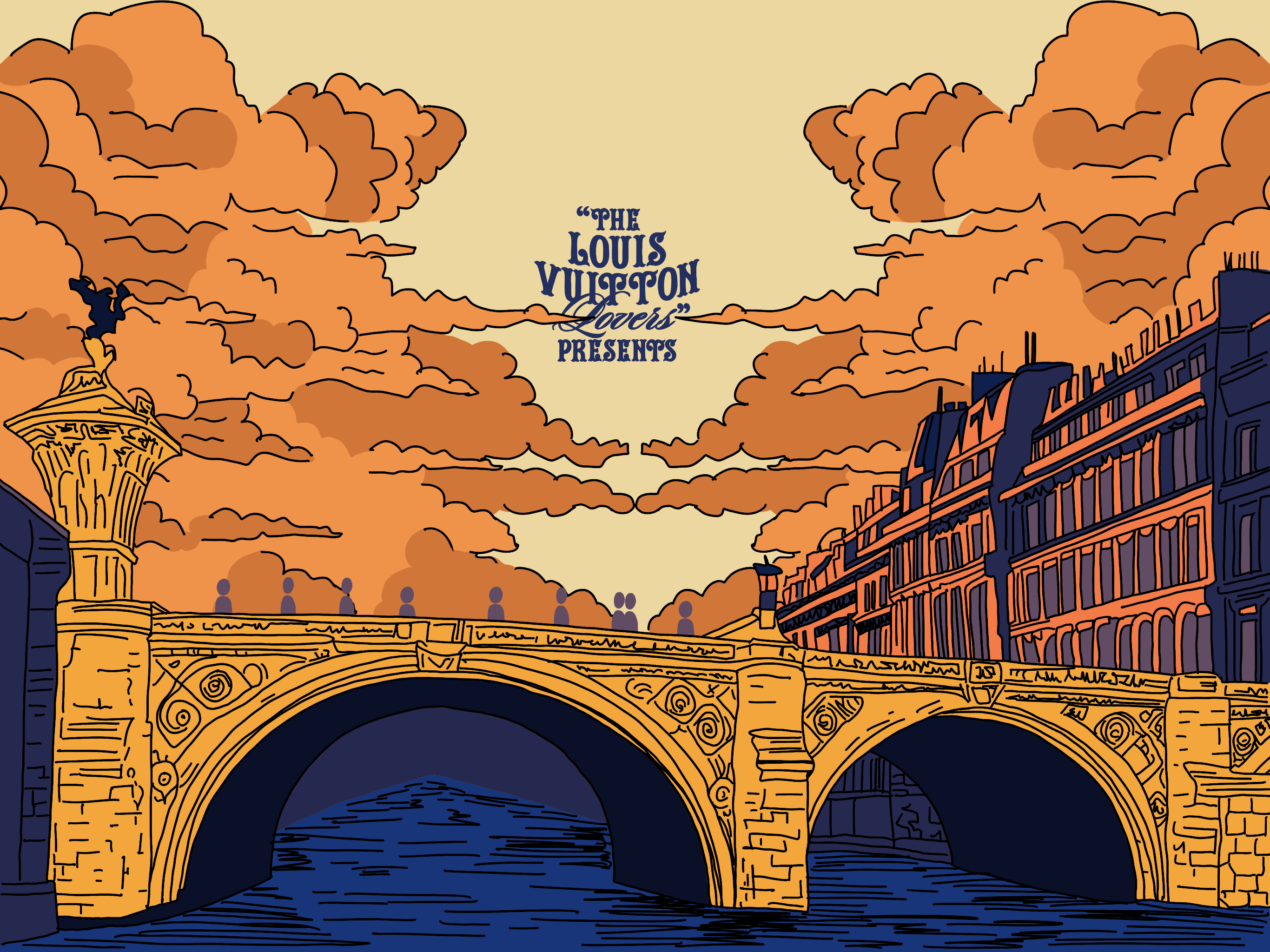 LV Men SS24 animation