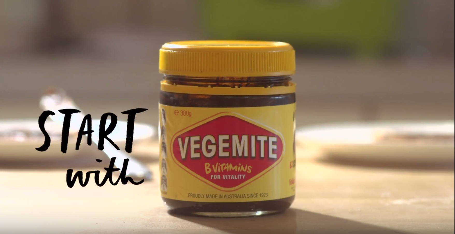 Start with vegemite