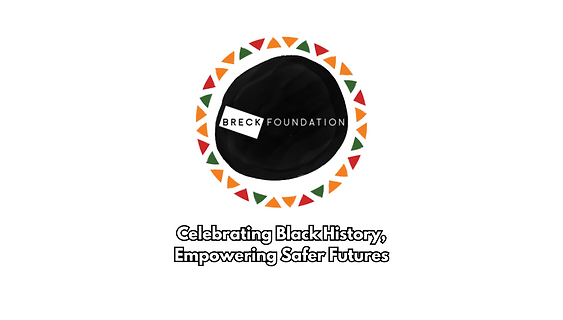 Logo with words "Celebrating Black History, Empowering Safer Futures"