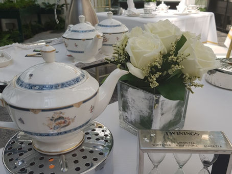 Afternoon Tea in the Orchid Conservatory at the Majestic Hotel, Kuala Lumpur, Malaysia