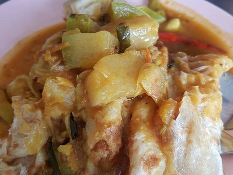 Malaysia - Roti Banjir, a very messy, delicious breakfast