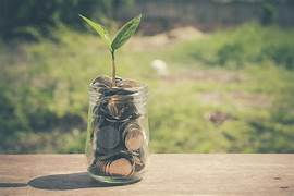 Saving money for tomorrow.