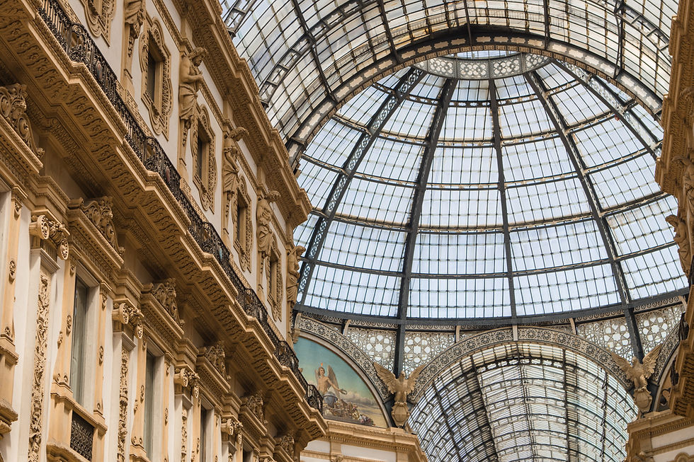 Glass dome Milan
