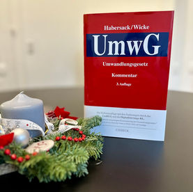 New edition of Habersack/Wicke, UmwG - A must for practitioners and those interested in Transformation Law!