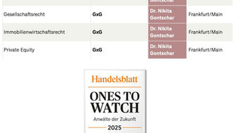 Auszeichnung Best Lawyers, Handelsblatt