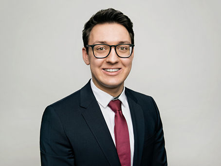 Gabriel Schneider, legal clerk in Frankfurt.
