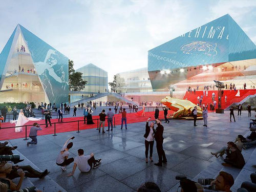 Baumschlager Eberle Lustenau Architects, Dietmarem Eberle, Hugo Herrera Piano, Studio Profil, Projekt siedziby Europejskiego Centrum Filmowego Camerimage